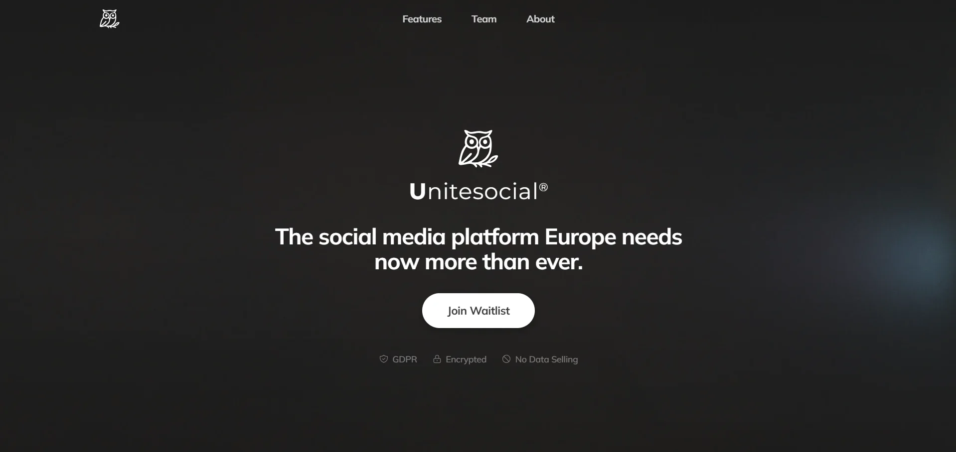 Unitesocial Website